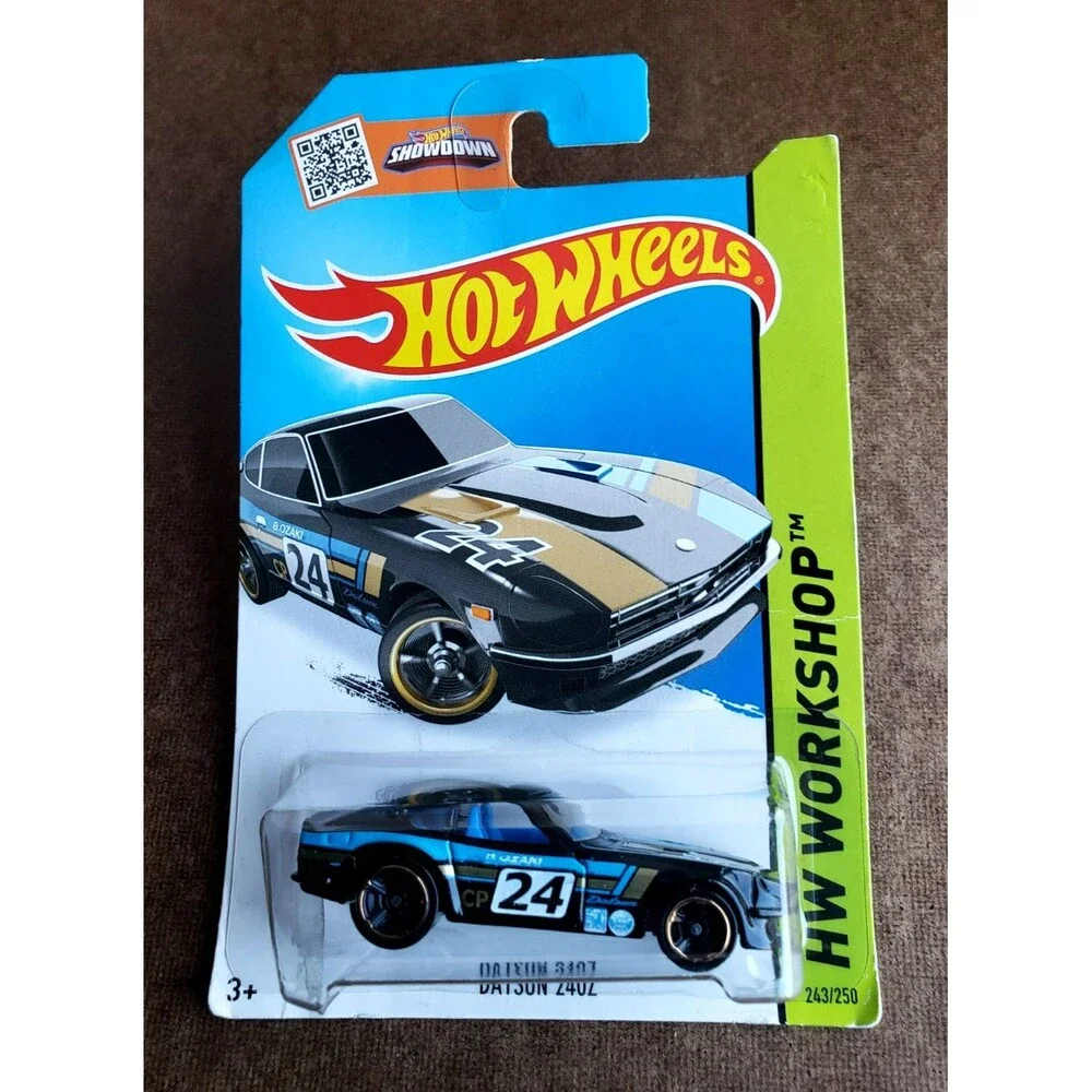 2015 Hot Wheel DATSUN 240Z HW WORKSHOP THEN NOW Black 243/250 1:64 COOPER LIP MC
